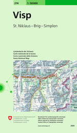 Swisstopo | 274 Visp - SAC-Shop