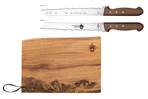 SAC Panorama-Set Holzschneidbrett & Messer - SAC-Shop