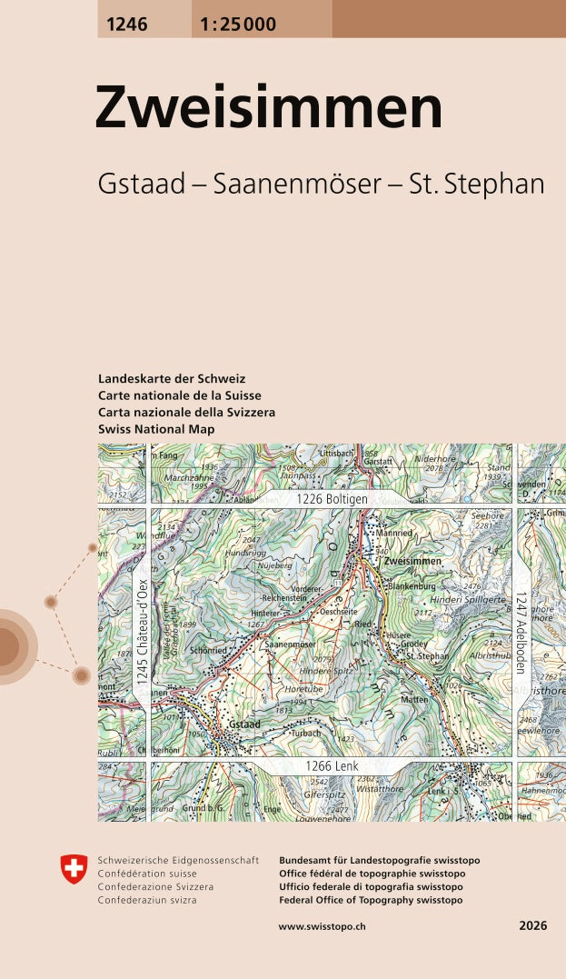 Swisstopo | 1246 Zweisimmen