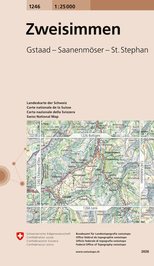 Swisstopo | 1246 Zweisimmen